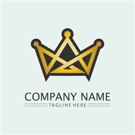 Crown Logo and queen, king logo designTemplate vector illustration ...