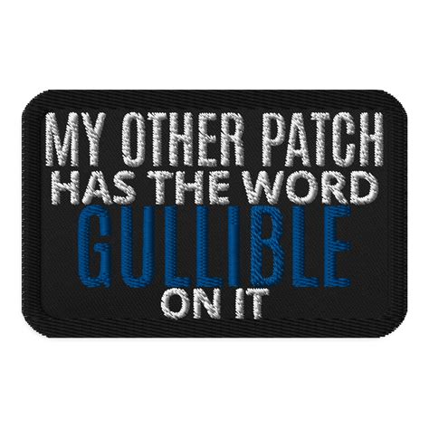 Meme Patches Gullibility Red Pawn Shop