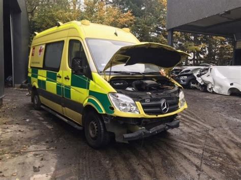 Mercedes Sprinter Salvage Vehicle Yellow