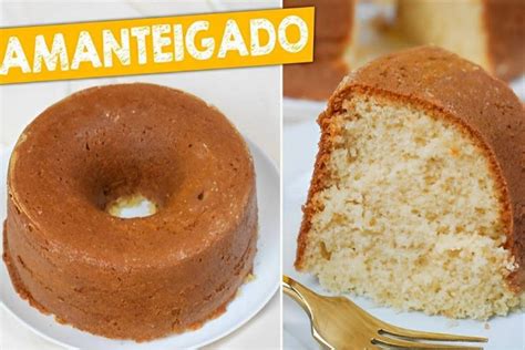 Bolo amanteigado simples e fofinho feito à mão e perfeito para o lanche