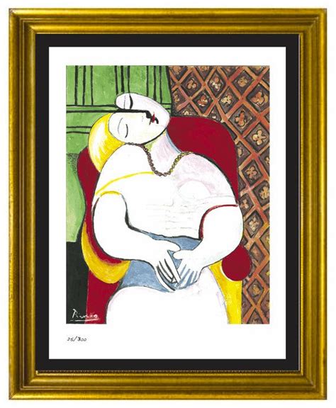 Pablo Picasso The Dream Signed Hand Numbered Limited Etsy Picasso