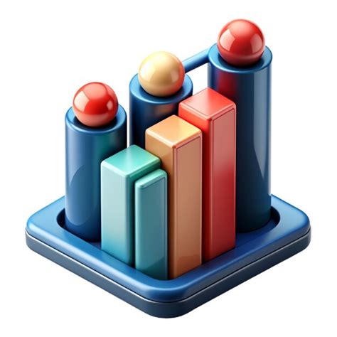 Premium Photo 3d Bars Graph Chart