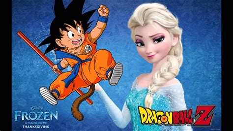 Let It Go Chala Frozen Vs Dragonball Mashup YouTube