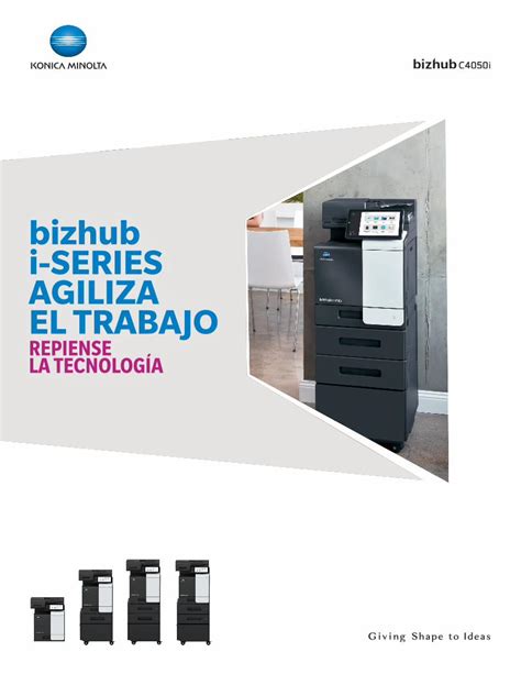 PDF Bizhub I SERIES AGILIZA EL TRABAJO DOKUMEN TIPS