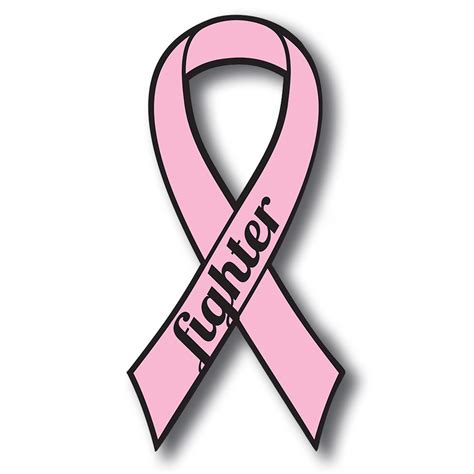 Magnet Me Up Support Breast Cancer Fighter Pink Ribbon Magnet Decal 3