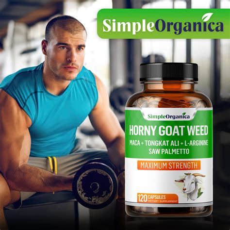 Simple Organica Horny Goat Weed For Men And Women Capsules With