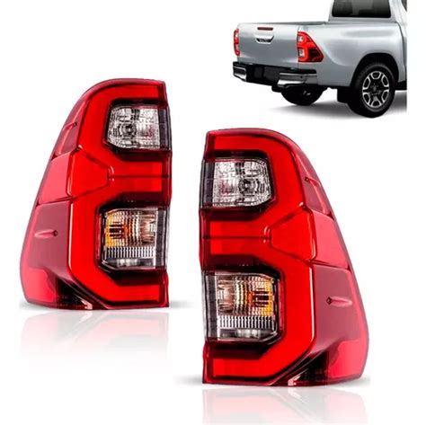 Par Lanterna Hilux Srv Led