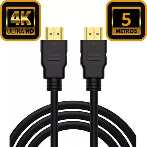 Cable Hdmi 5 Metros 4K 3D Full HD Ultra Blindado TV PC MercadoLibre