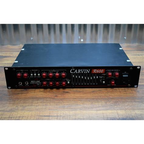 Carvin Redline R600 Series Iii 600 Watt Stereo Bass Amplifier Rack Hea N Specialty Traders