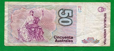 50 Australes ARGENTINA