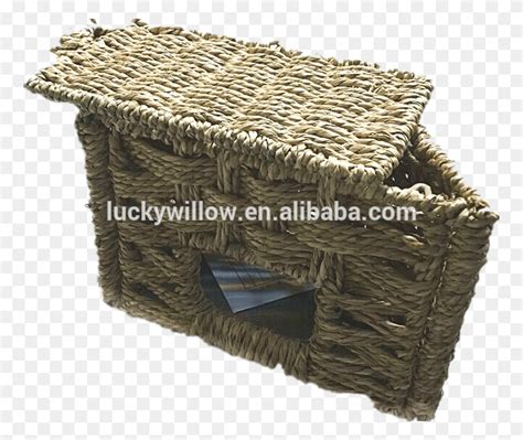 Natural Seagrass Material Eco Friendly Folding Seagrass Wicker Basket