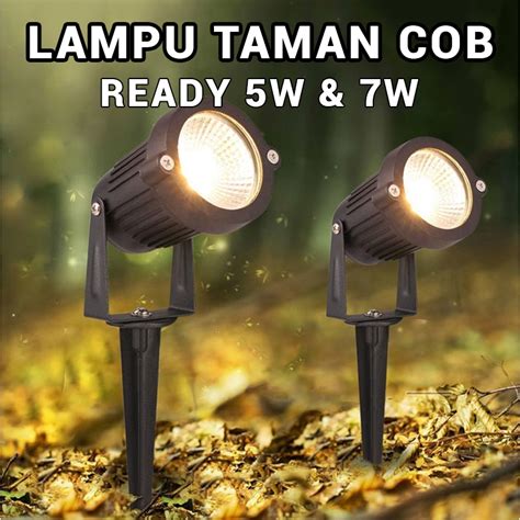 Jual Lampu Taman Sorot Led 5w 7w Watt COB Tancap Sorot Lukisan Dekorasi