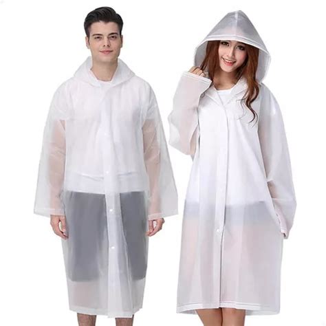 Capa De Chuva Transparente Capuz Resistente Grossa Pvc MercadoLivre