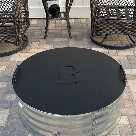 Fire Pit Lid 335 Outer Diameter 10 Letter And 2 Etsy