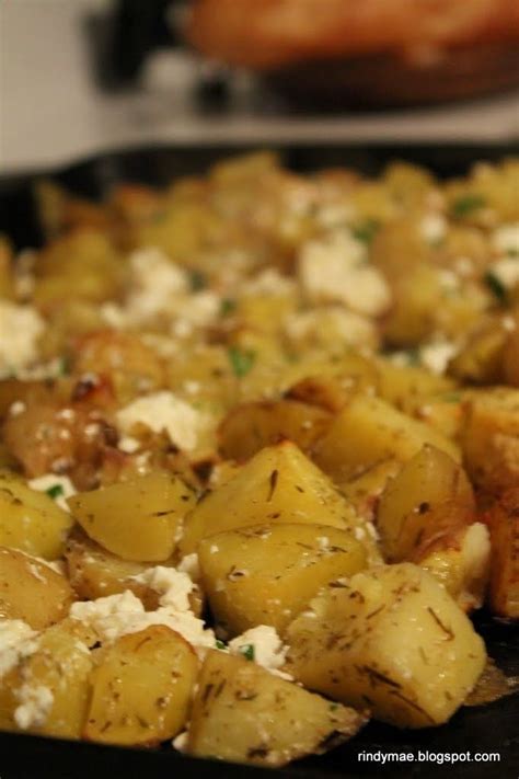 Roasted Greek Potatoes With Feta And Lemon Aight Recipes Greek