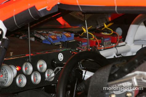 Dashboard area of a NASCAR cup car at Texas