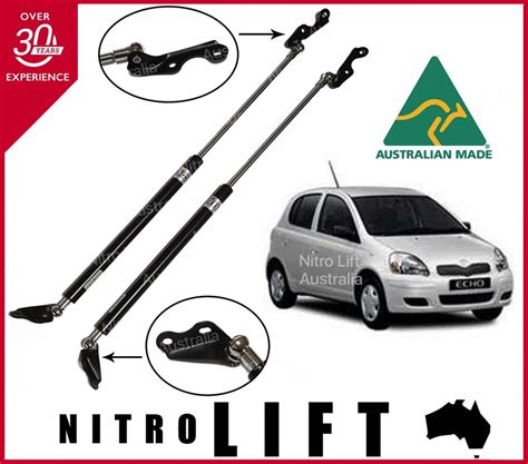 X New Gas Struts To Suit Toyota Echo Hatchback Year To