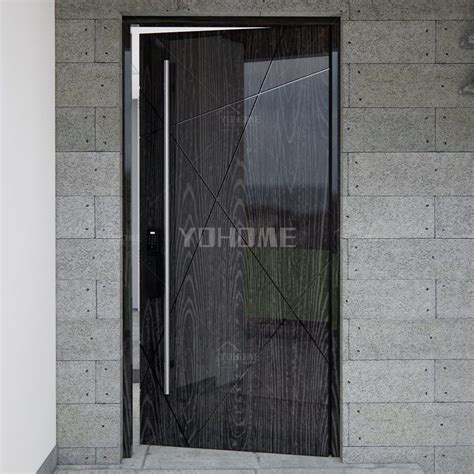 China Top Manufacturer Custom Exterior Safety Doors Front Entry Pivot