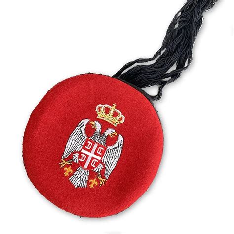 Lička Cap With Serbian Coat Of Arms Embroidery Traditional…