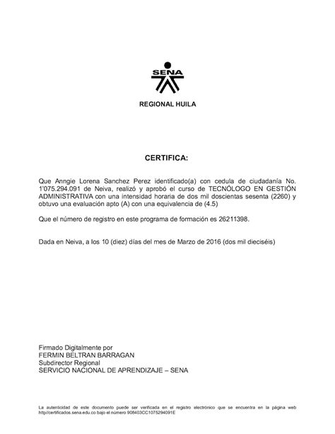 Calaméo 9 Ejemplo De Certificado