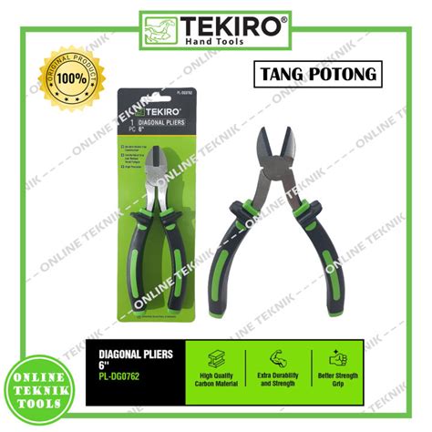 TEKIRO Tang Potong 6 Inch PL DG0762 Dan 8 Inch PL DG0763 Diagonal