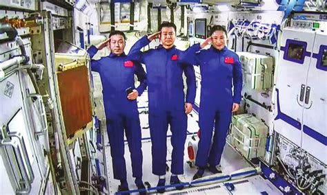 Shenzhou 14 Crew Enters Wentian Lab Module As China S Space Station Is