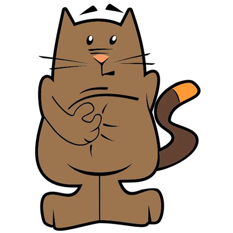 Cartoon Cat Svg