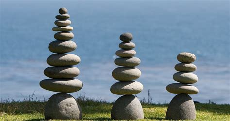 Giant Zen Garden Natural Stone Rock Cairn Sculpture Awesome Stones