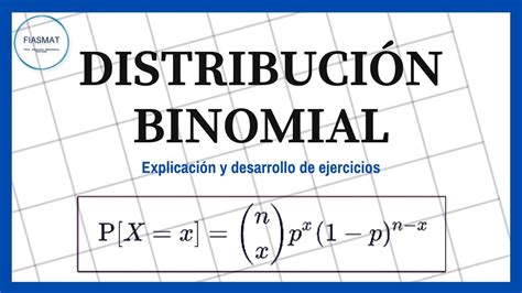 Distribuci N Binomial Ejercicios Resueltos Introducci N Youtube