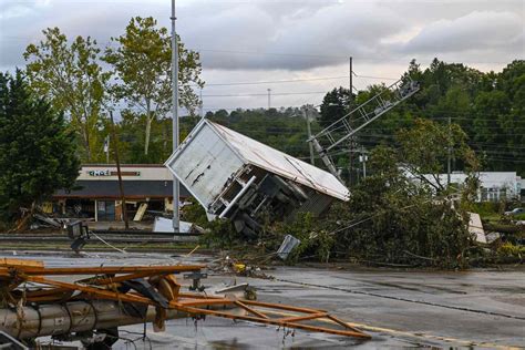 At Least Dead In One N C County After Hurricane Helene