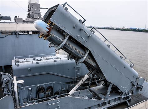 Tomahawk Cruise Missile On The USS New Jersey BB 62 US N Flickr