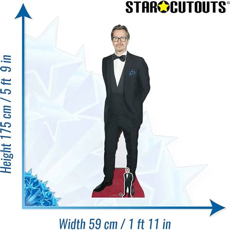 Gary Oldman Black Tuxedo English Actor Lifesize Mini Cardboard