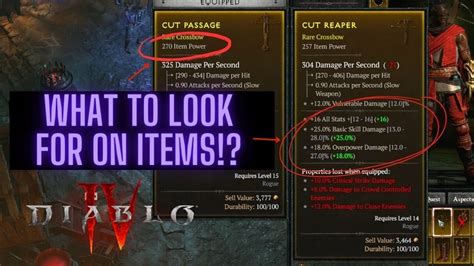 Diablo 4 What Items Are Good WHAT STATS TO LOOK FOR ON ITEMS YouTube