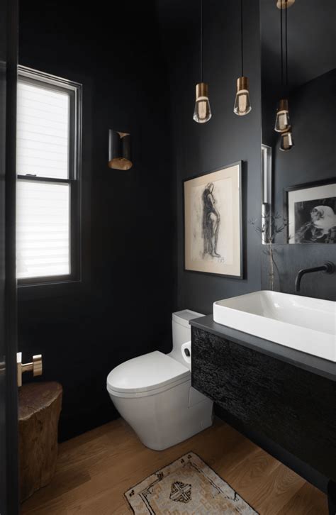 50 Dark Bathroom Ideas For A Moody Makeover