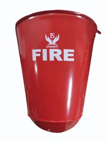 Mild Steel MS 10 Litre Fire Extinguishers Bucket At 500 In New Delhi