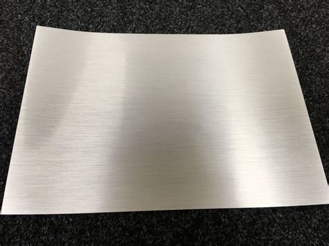 A4 Self Adhesive Printable Brushed Silver Foil Sheets 10 Sheets