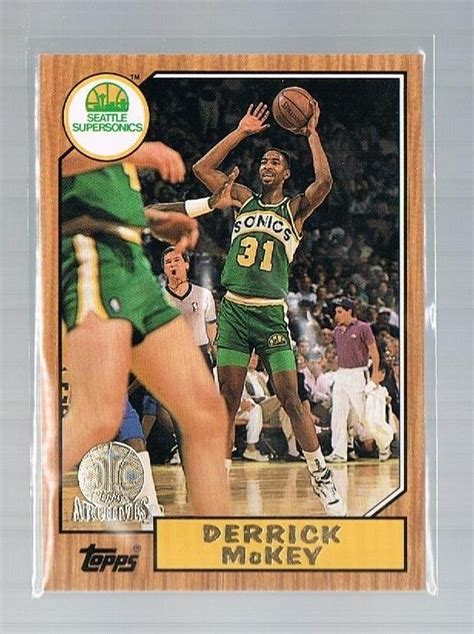 Derrick Mckey Sonics Alabama Topps Gold Archives The