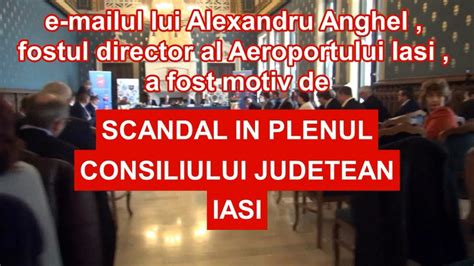 Video Scandal In Plenul Consiliului Judetean Iasi