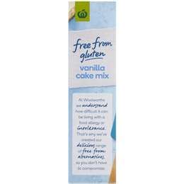 Woolworths Free From Gluten Vanilla Cake Mix 430g Woolworths