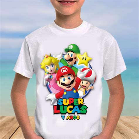 Camiseta Super Mario Bross No Elo Camiseta Maneira Dcefcd