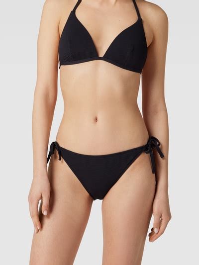 Esprit Bikini Slip Mit Strukturmuster Black Online Kaufen