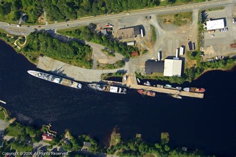 Port of Bridgewater in Bridgewater, Nova Scotia, Canada