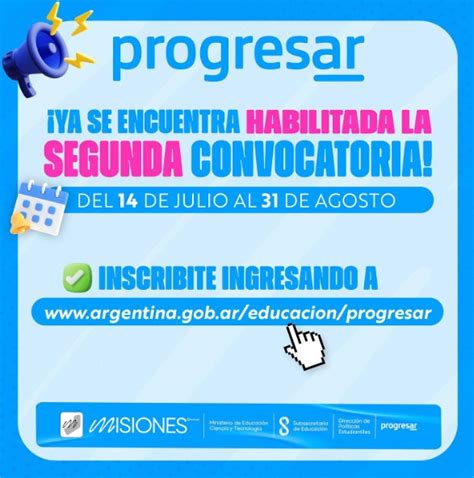 Está abierta la segunda convocatoria a las Becas Progresar