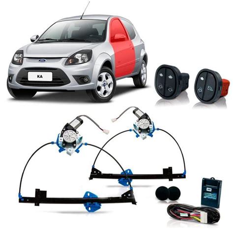 Kit Vidro El Trico Ford Ka A Modelo Portas Sensoriza O Das