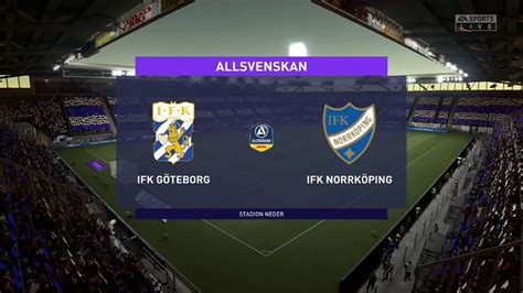 IFK Göteborg vs IFK Norrköping Allsvenskan 02 08 2021 Fifa 21