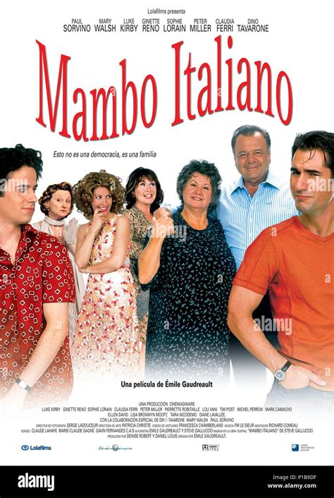 Original Film Title: MAMBO ITALIANO. English Title: MAMBO ITALIANO. Film Director: EMILE ...