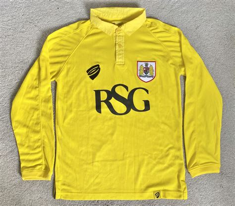 Bristol City Goalkeeper Football Shirt 2014 2015 Sponsored By RSG