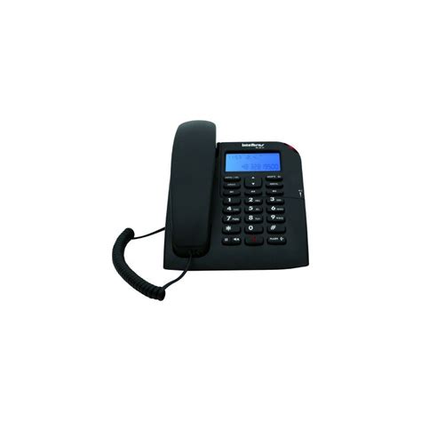 Telefone Intelbras TC 60 Preto Identificador E Viva Voz