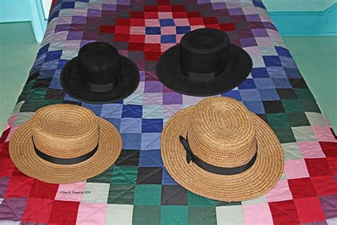 Mens And Boys Amish Hats Drive Through Lancaster County Flickr