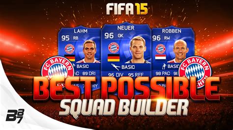 Fifa Best Possible Bayern Munich Squad Builder W Toty Robben And